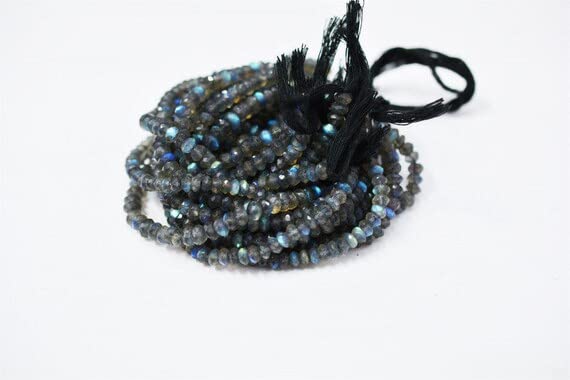 Labradorite bleue naturelle facettée LKBEADS de qualité gemme pour bijoux fins