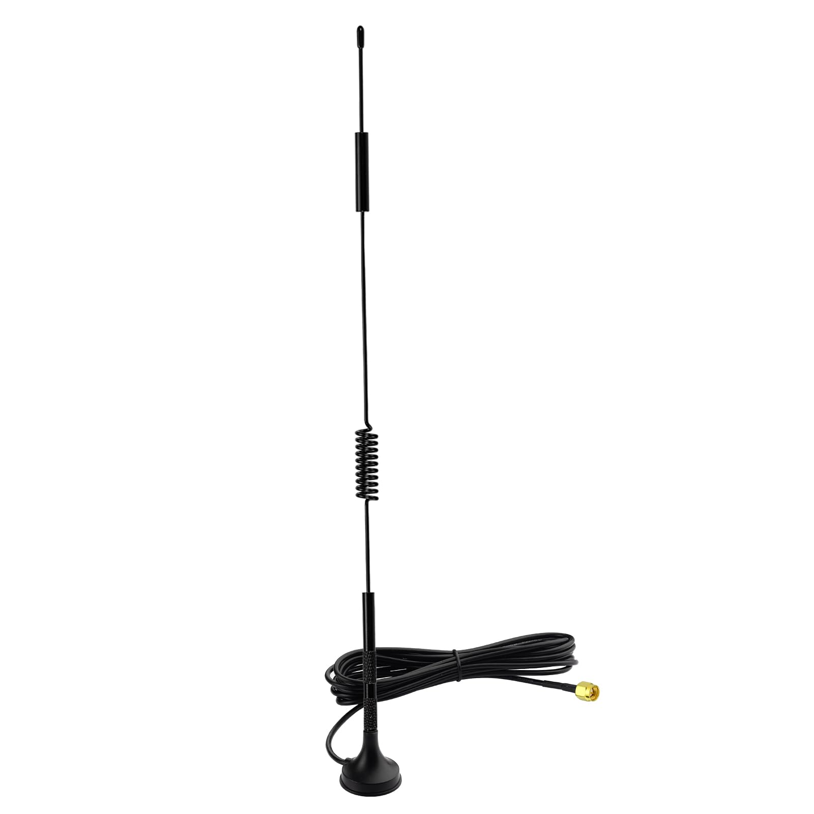 Bingfu Antenna 4G LTE Interna SMA Maschio MIMO 5 dBI Alto Guadagno con Base Magnetica Cavo 3 m Compatibile con 4G LTE Router MiFi Gateway Hotspot Mobile, 2 Pacchi