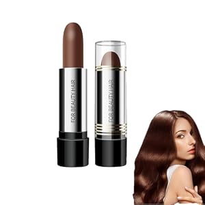 Stick de Coloración Instantánea para Raíces, Lápiz de Tinte Temporal para Canas, Máscara Capilar de Acción Rápida, Stick Retoque de Pelo Impermeable y No Graso (#3, 4g)