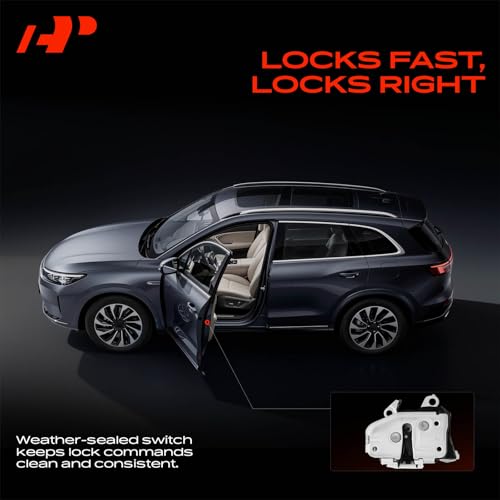 Image of A-Premium Door Latch Lock Compatible with Ford Vehicles - for Mustang 2005-2007, E-150 E-250 E-350 Econoline Club Wagon 1992-1995 - Left Driver Side