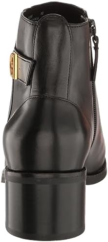 Cole Haan Women's HOLIS Buckle Bootie Ankle Boot, Black Leather, 7 | Image 2