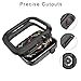 Compatible Apple Watch Case 44mm Series 6/5/4/SE, Shockproof and Shatter-Resistant Protective Bumper Cover iwatch Case, Black