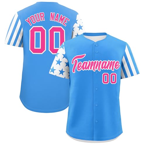 Custom Men Women Boys Stitched Baseball Uniforms Personalized Baseball Jersey with Name Number Logos for Teams