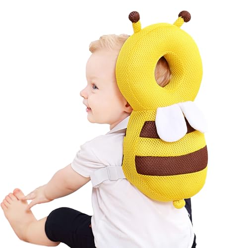 Head Protection Safety Cushion Kids Protection Backpack?Adjustable Strap Baby Toddler Head Protector Adjustable Fixation Straps for Crawling and Walking