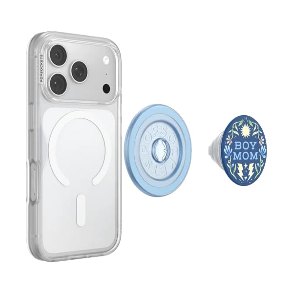 Image of PopSockets Phone Grip for MagSafe, Magnetic Holder, Phone Stand, Mom - Boy Mom