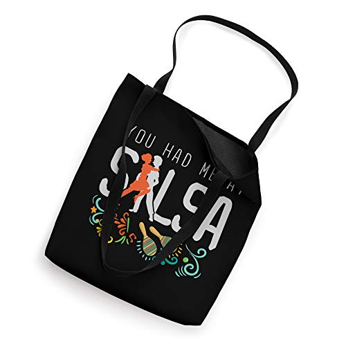 Funny Salsa Dancing - You Had Me At Salsa Tote Bag miniatura 2