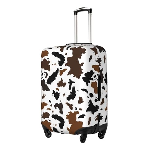 Cow Animal Texture Travel Luggage Cover Suitcase Protector Bag, Fits 18-32 Inch Luggage, Double-Sided Printed Baggage Covers For Kid And Adult,X-Large2