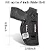 REXTECH Nylon Holster for M&P Shield/Shield Plus 9mm, IWB/OWB 9mm Shield/Shield Plus Holster, Universal Gun Holster for Similar Size Models