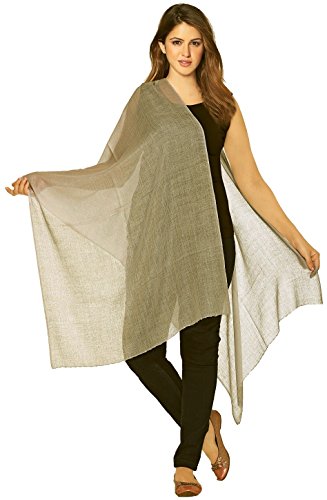 Pashmina femme marron World of Shawls écharpe étole d'hiver