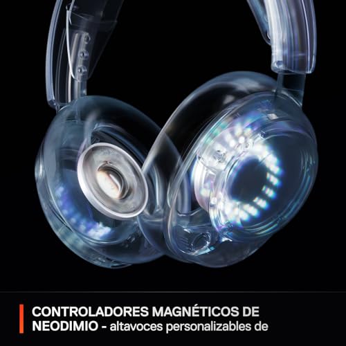 SteelSeries Arctis Nova 5 Blanco cascos gaming bluetooth con controladores de neodimio 6