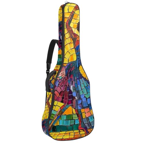 Sac pour guitare acoustique électrique et basse avec poches de rangement et bandoulière