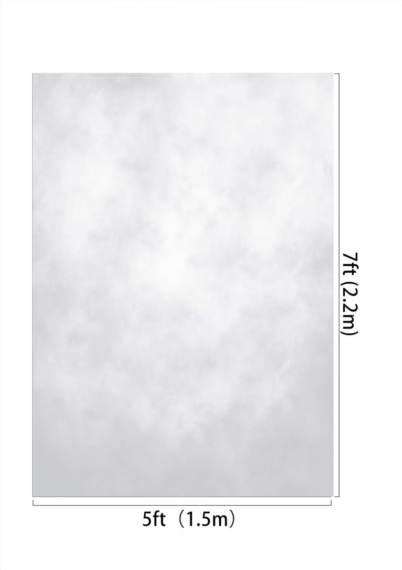 Kate Fotografie Hintergrund weiß 1,5x2,2m Retro-Fotostudio Rauchgrau Porträthintergrund Neugeborenes Porträtschießen Fotografie Hintergrund