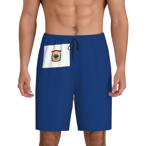 Pantalon de pyjama court homme Virginie-Occidentale léger
