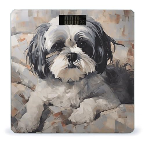 Báscula digital para baño alta precisión Shih Tzu
