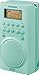 Sangean H205TQ Portable AM/FM/Weather Alert Digital Tuning Waterproof Shower Radio, Turquoise