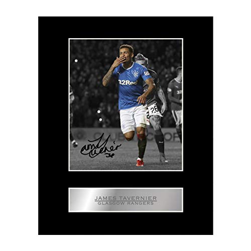 James Tavernier Signed Mounted Photo Display Glasgow Rangers FC Autographed Gift Picture Print