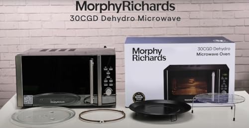 Image of Morphy Richards 30CGD Dehydro | 30L Convection Microwave Oven, 220 AutoCook Menus, Built-in Dehydrator, 1400W microwave, 2200W convection, 1250W Grill Power
