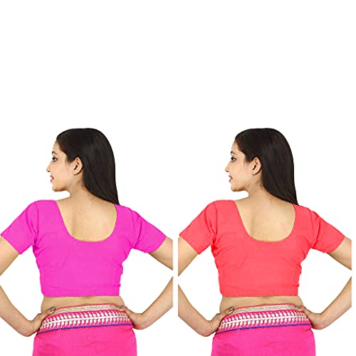 Image of Namita Women's Rubia Cotton Solid Half Sleeve Blouse