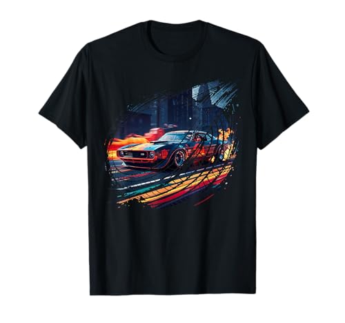Vintage American Classic Muscle Retro Street Car Racing Cars T-Shirt