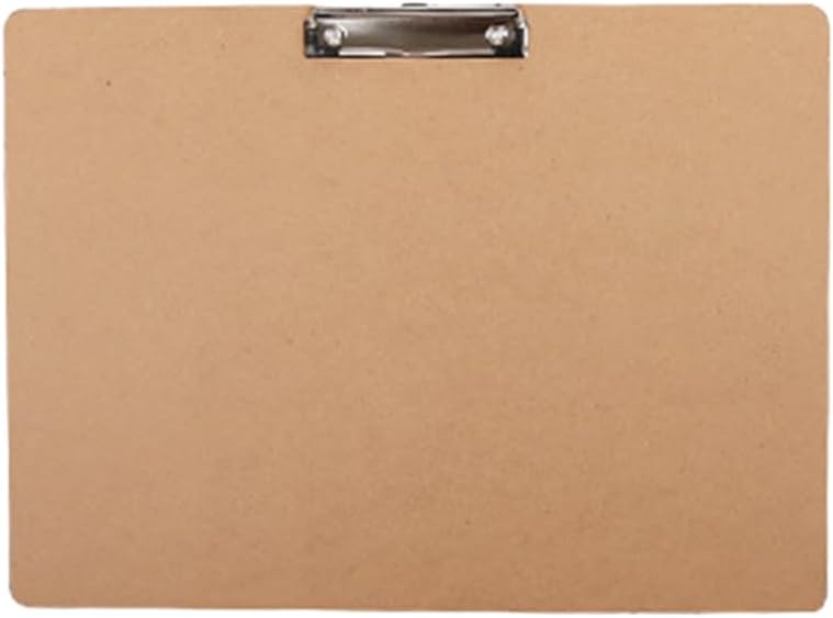 STOBOK 1pc Practical Wooden Drawing Pad Horizontal Clipboard Board for Office School Restaurant Order A3