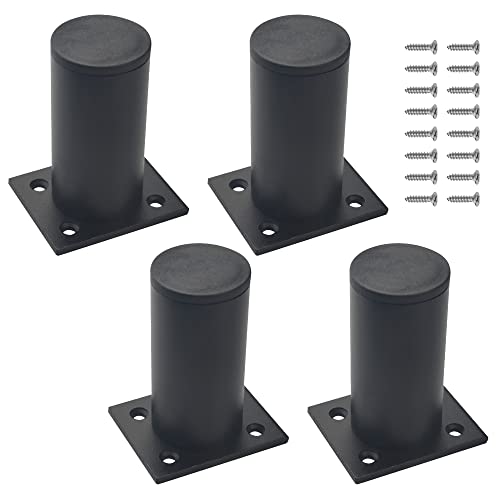 XINGYHENG 4Pcs Adjustable Aluminum Furniture Legs 3" Height