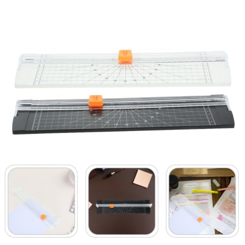Uonlytech Paper Cutter Trimmer and Abs Body with Stainless Steel Blade 2pcs Portable A4 Lightweight and Compact Design for Clean and Straight Cuts for Crafting for School and Home Use - Image 9