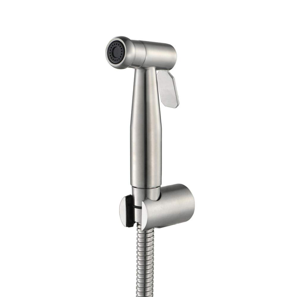 Doccia a Pioggia Musulmana in Acciaio Inossidabile con portagomma - Set di doccetta per Bagno, Rubinetto per WC, Montaggio a Parete