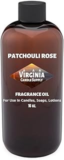 Patchouli Rose Fragrance Oil (16 oz Bottle) for Candle Making, Soap Making, Tart Making, Room Sprays, Lotions, Car Fresheners, Slime, Bath Bombs