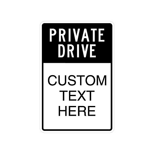 Custom Traffic Sign - Engineer Grade Reflective Aluminum - High Visibility Traffic Sign - Weatherproof, Rustproof, Waterproof (12