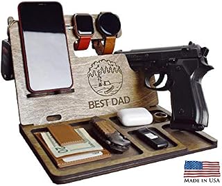 Wooden Docking Station, Police officer Docking Station, Wood Stand for gun, Law enforcement