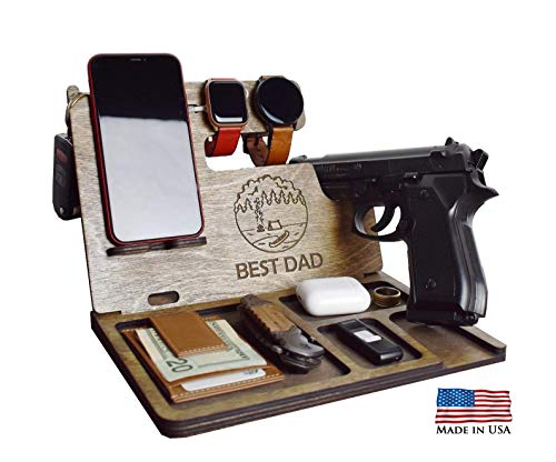 Wooden Docking Station, Police officer Docking Station, Wood Stand for gun, Law enforcement