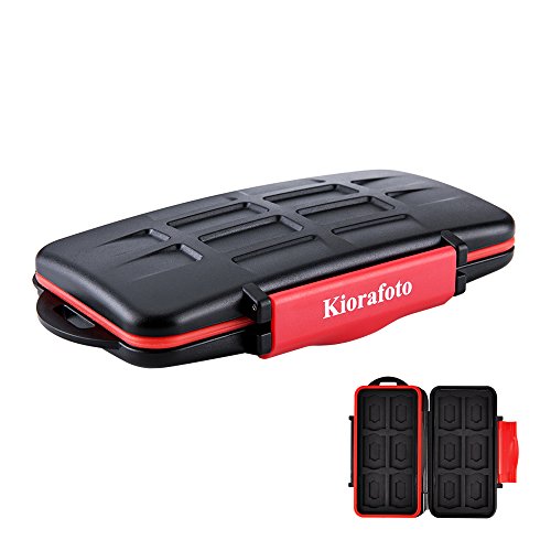 Kiorafoto IPX5 Memory Card Case