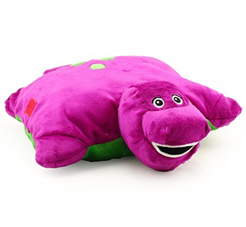 Kimougha Barney The Dinosaur 12' x 12' Plush Pillow Friend Doll