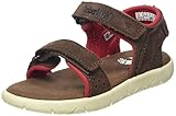 Timberland Timberland Nubble L/F 2 Strap Sandal Basic (Toddler), Sandalias, Marrón (Dark Brown Suede), 28 EU
