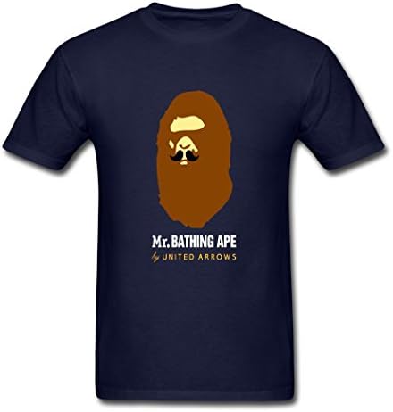 Dae Pak Navy 2016 Humor Mr Bathing Ape Males T-Shirt Small