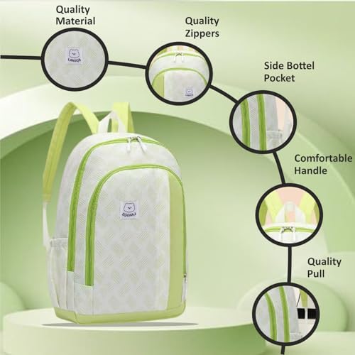 Image of Tinytot 30 Litre Japanese Korean Style School Bag Water-Resistant Laptop & Travel Backpack - Unisex Large 18 Inches Multipurpose Student Backpack for Boys & Girls, Men & Women