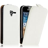  Seluxion - Housse Coque Etui pour Samsung Galaxy Ace 2 Couleur Blanc