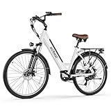 ACTBEST Electric Bike for Adults, Cores 26' Electric Commuter Bike Up to 28MPH 70...