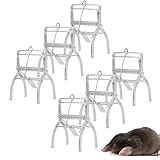 REPELEM Claw Mole Trap Reusable Mole Traps, Rust-Free Garden Protection Humane Vole & Mole Killer, Powerful Mole Deterrent | Large, Pack of 6