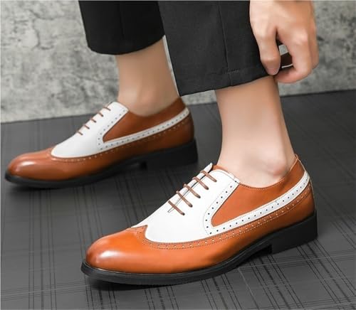 Leather Lace Up Oxford Shoes for Men Stylish and Comfortable for All Business and Formal Events4