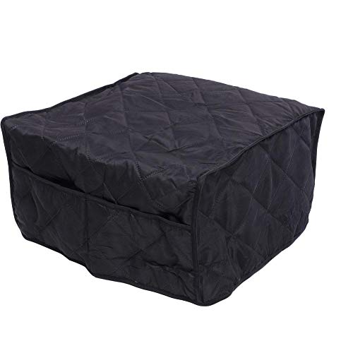 NITRIP Grill Cover, Household Appliance Cover Non-Stick BBQ Grill Dust Cover Grill Accessories Grill Protective Cover, Grills for Outdoor(Black) - Thumbnail 7