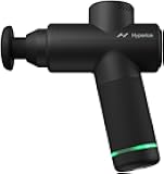 Hypervolt Go 2 - Black - Featuring Quiet Glide Technology - Handheld Percussion Massage Gun - 3 Speeds, 2 Interchangeable Heads - Helps Relieve Sore Muscles and Stiffness - FSA-HSA Eligible