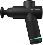 Hypervolt Go 2 - Black - Featuring Quiet Glide Technology - Handheld Percussion Massage Gun - 3 Speeds&comma; 2 Interchangeable Heads - Helps Relieve Sore Muscles and Stiffness - FSA-HSA Eligible