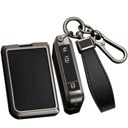 Coque de clé Lynk & Co en cuir étui portable pour trajets urbains