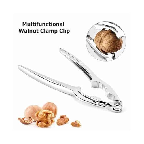 Cascanueces de aluminio Generico para el hogar con clip para nueces y abridor tipo alicates modelo B 4