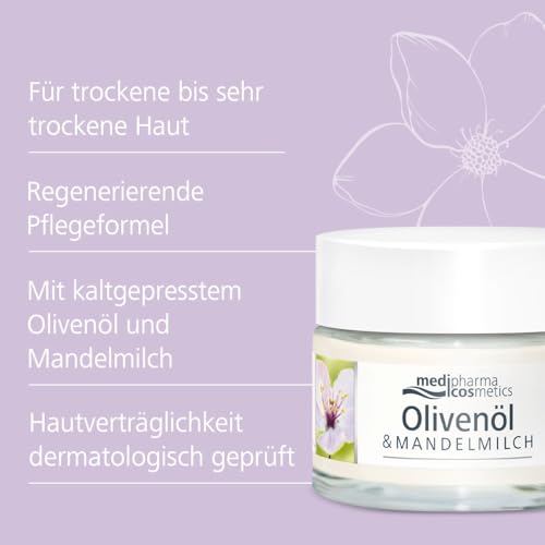 Medipharma Gesichtscreme Olivenöl und Mandelmilch 50 ml