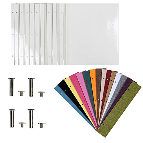 Image of potricher Photo Album Self Adhesive Scrapbook 20 Refill Pages for 13.2x12.8 inch 40 Pages Photo Album (20 Refill Pages, 13.2x12.8 inches)