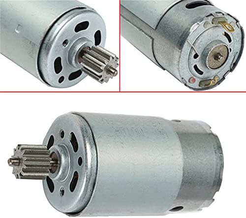 SHENGLE 390 18000RPM 6 Volt Electric Motor, RS390 6V Motor Drive Gearbox Accessory for Kids Ride On Car Children Ride on Toys Parts