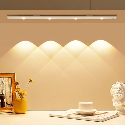 Lámpara de pared LED con sensor de movimiento y batería USB recargable regulable 7