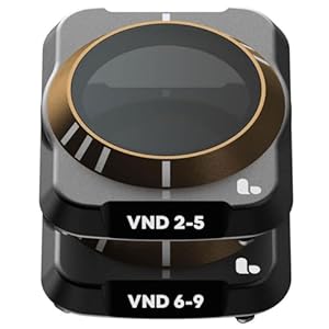PolarPro - DJI Mavic Air 2 VND - Combo Filter Set 2-5 - Stops - 6-9 Stops - Drone Filters - Variable Natural Density - Cinema Series - Lightweight Aluminum Frame Design
